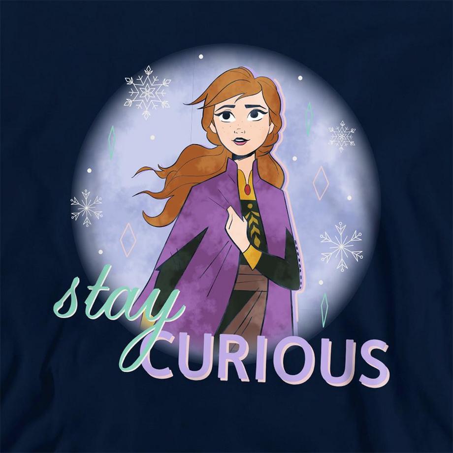 FROZEN  Sweat À Capuche Motif Anna Stay Curious 