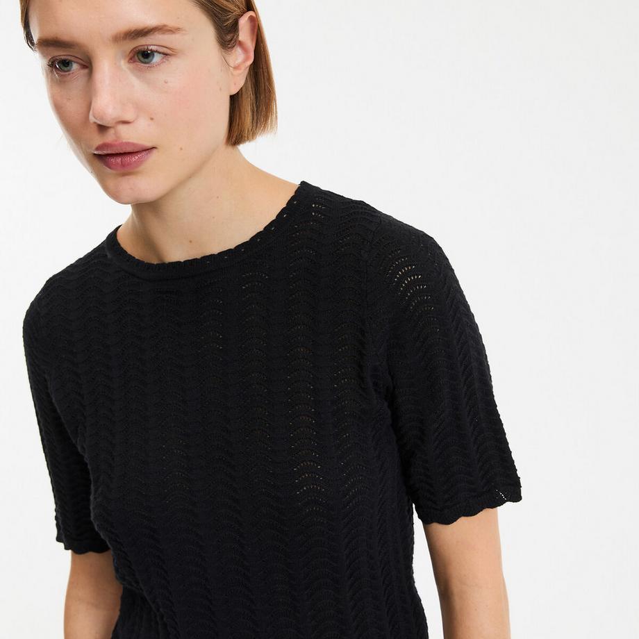 La Redoute Collections Pullover Girocollo Maniche Corte  