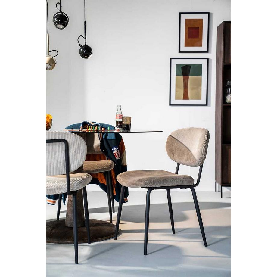 mutoni Chaise Cosmo taupe  