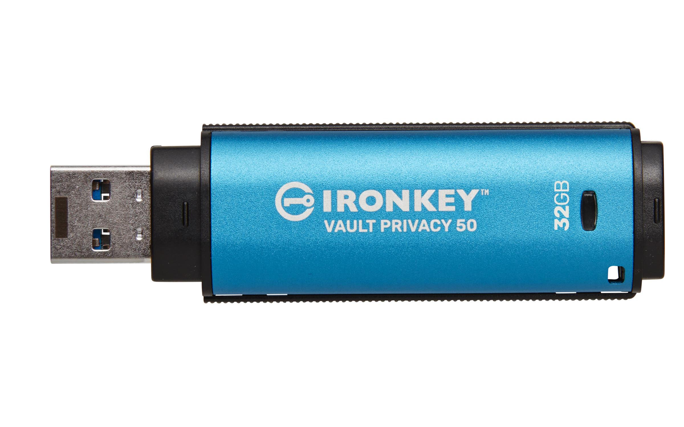 KINGSTON TECHNOLOGY  Kingston Technology IronKey 32GB Vault Privacy 50 AES-256 verschlüsselter, FIPS 197 