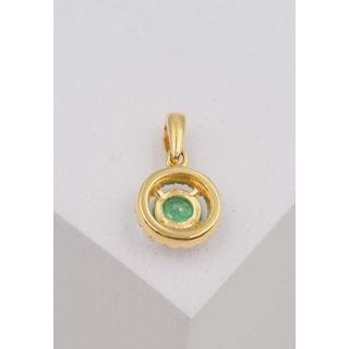 MUAU Schmuck  Pendentif en perle or jaune 750, perle dÂ´eau douce 8-8.5mm 