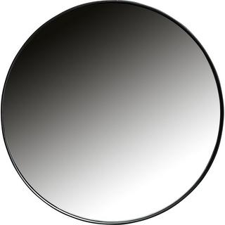 mutoni Miroir rond Doutzen métal noir 50x50  