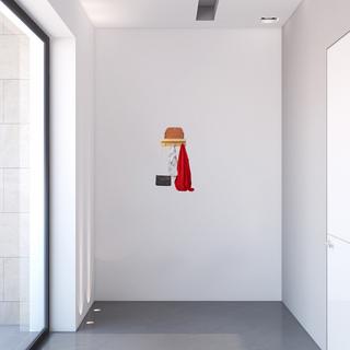 Northix Wandregal mit 3 Haken  