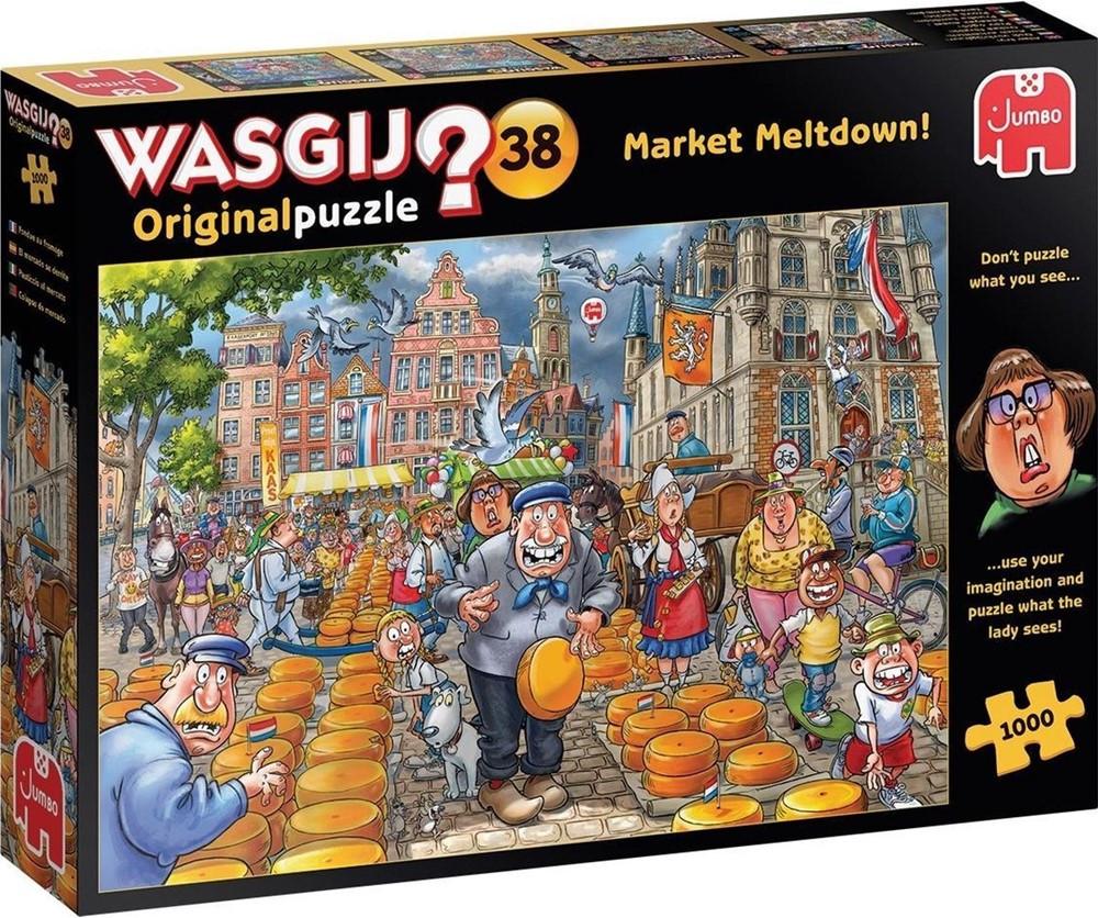 JUMBO  Jumbo Puzzle Wasgij Original 38 Käsealarm 1000 Teile 