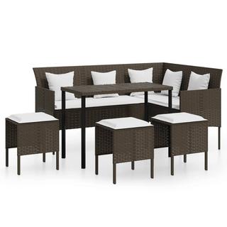 VidaXL Sofagarnitur poly-rattan  