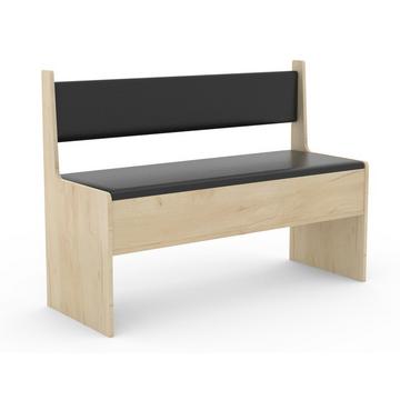 Banc d'angle en bois Banc avec coffre Esal Largeur 110 cm Banc d'angle en bois Banc avec coffre Esal Largeur 110 cm