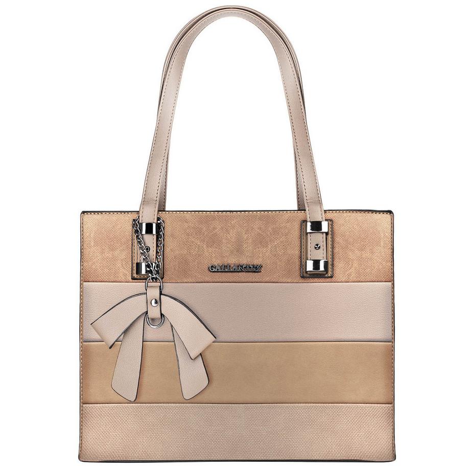 Sac à main Femme Politexture Taupe