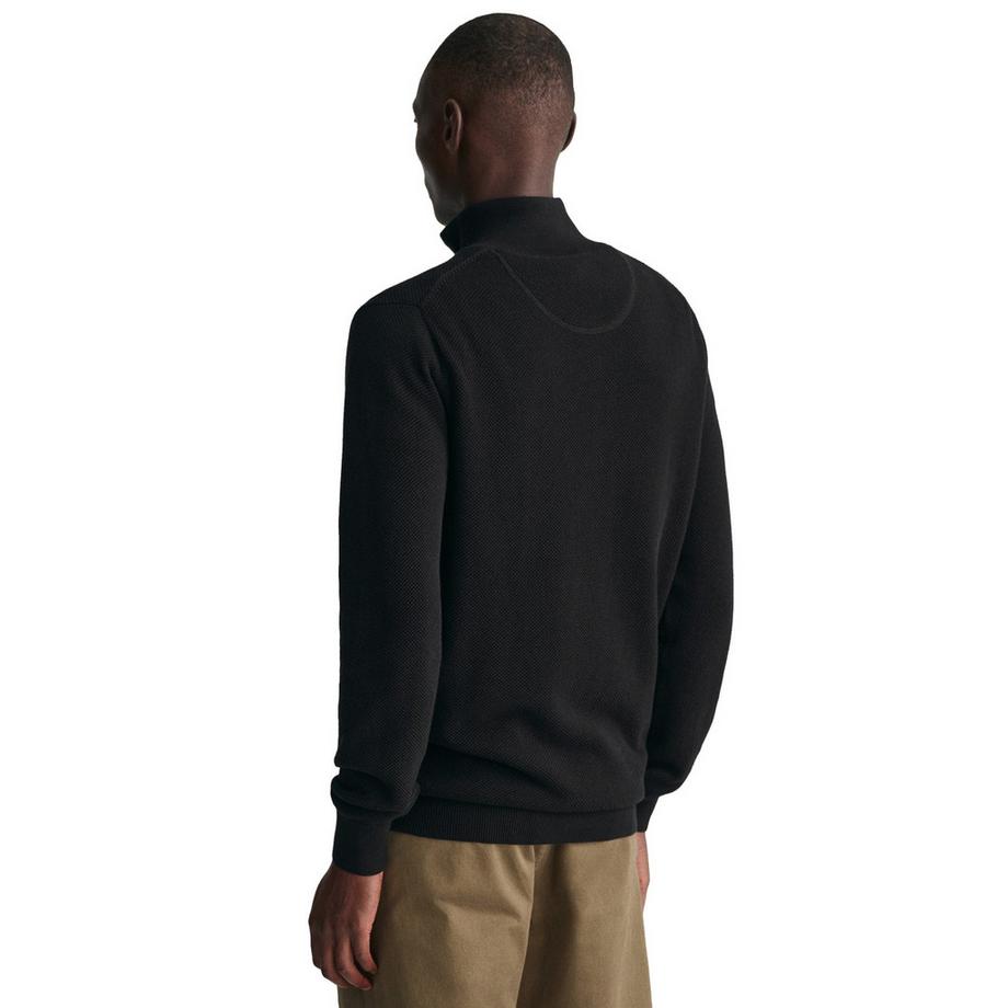 GANT Baumwoll Pique Half Zip Pullover  