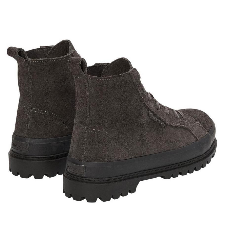 SUPERGA Stivaletti Alpina in Pelle Scamosciata  