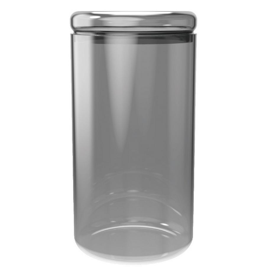 Boîte à provisions en verre 850 ml smoke