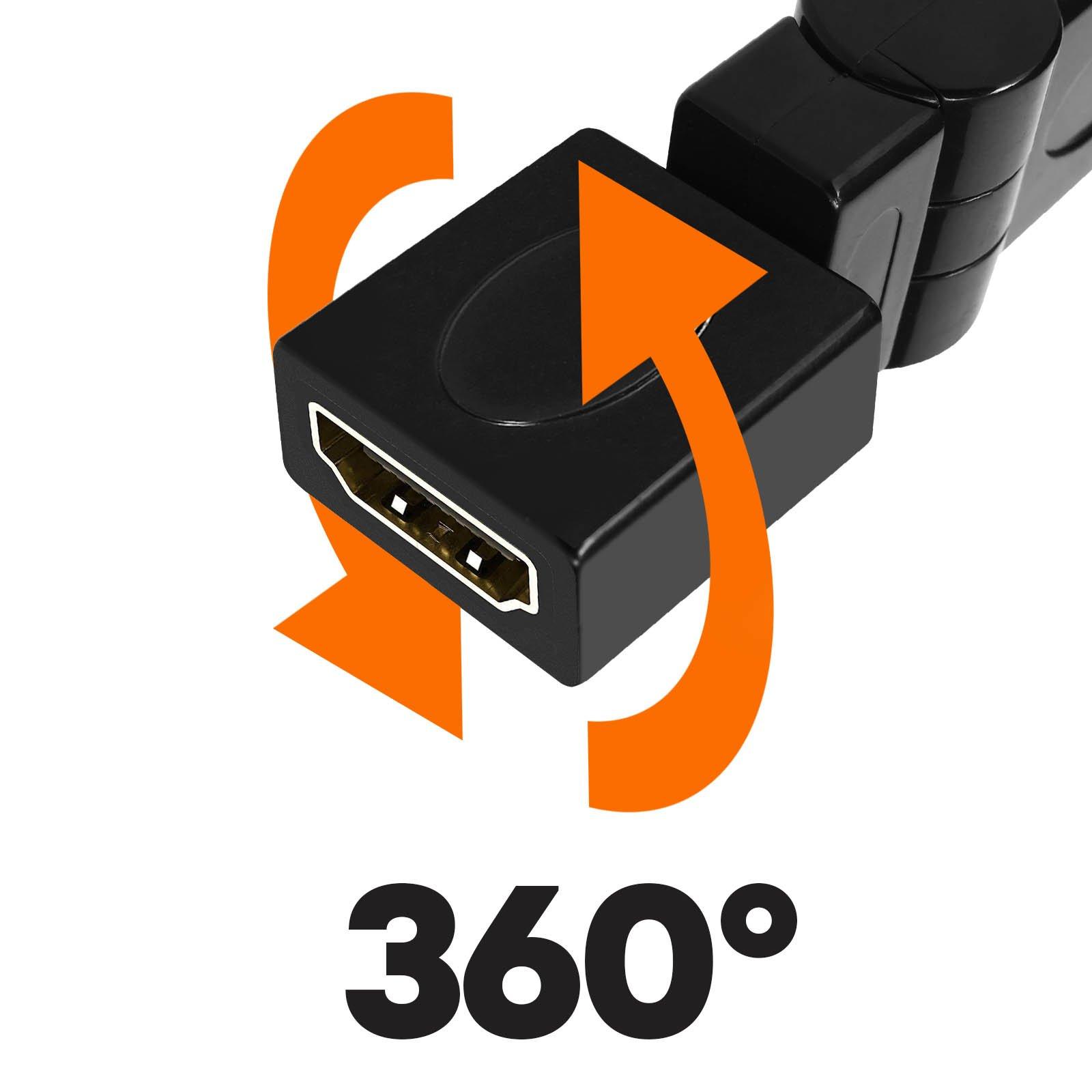 Avizar  Adaptateur HDMI Rotatif Coudé Max Excell 