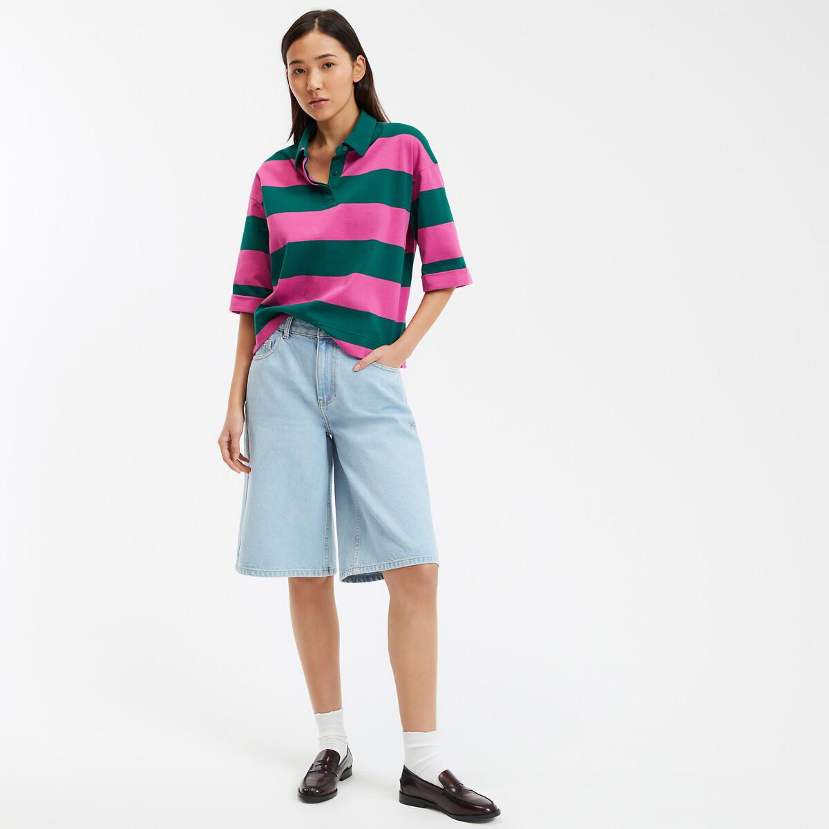 La Redoute Collections Bermuda Jeans Relaxed Fit  