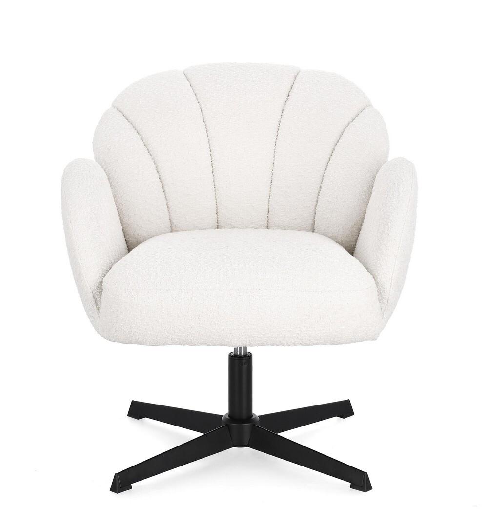 mutoni Fauteuil pivotant Chloe Neige  