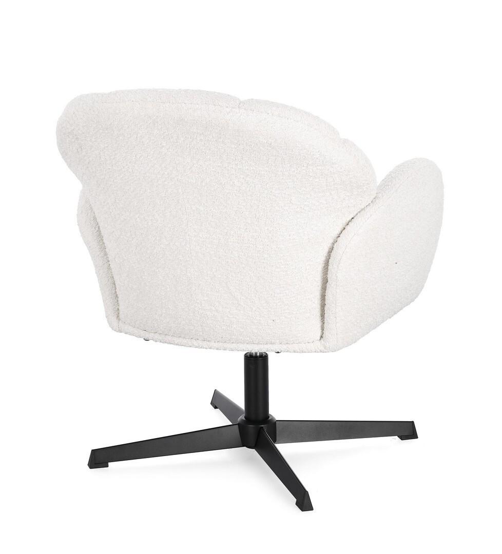 mutoni Fauteuil pivotant Chloe Neige  