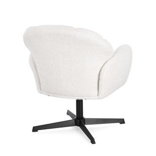 mutoni Fauteuil pivotant Chloe Neige  