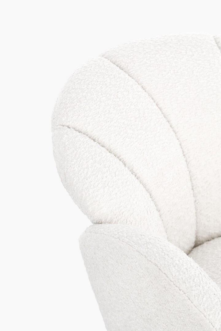 mutoni Fauteuil pivotant Chloe Neige  