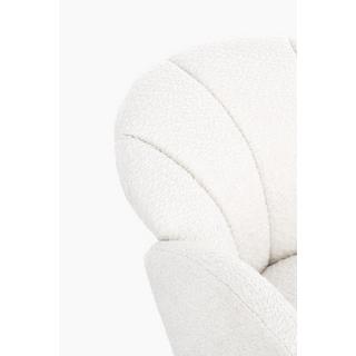 mutoni Fauteuil pivotant Chloe Neige  