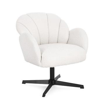 Fauteuil pivotant Chloe Neige