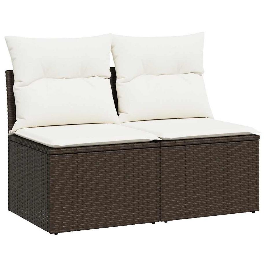 set divano da giardino Polirattan
