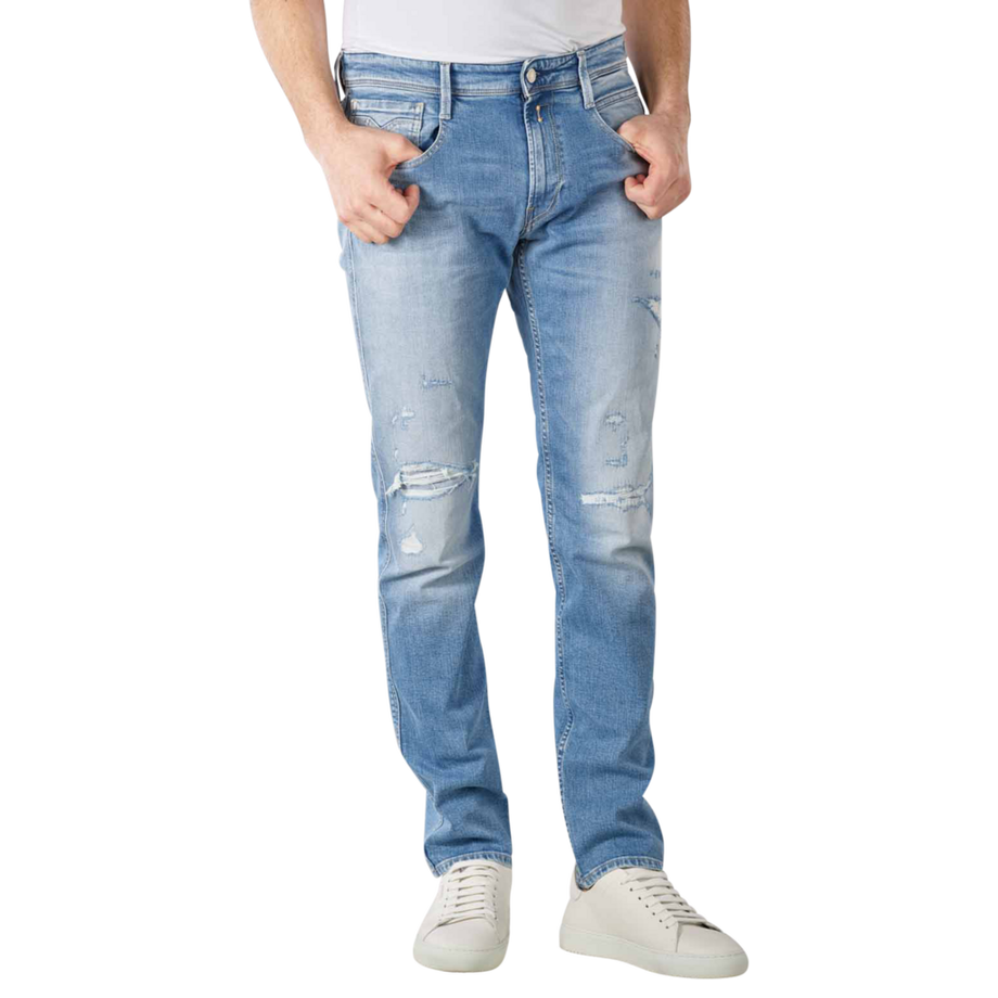 Anbass Jeans Slim Fit Destroyed
