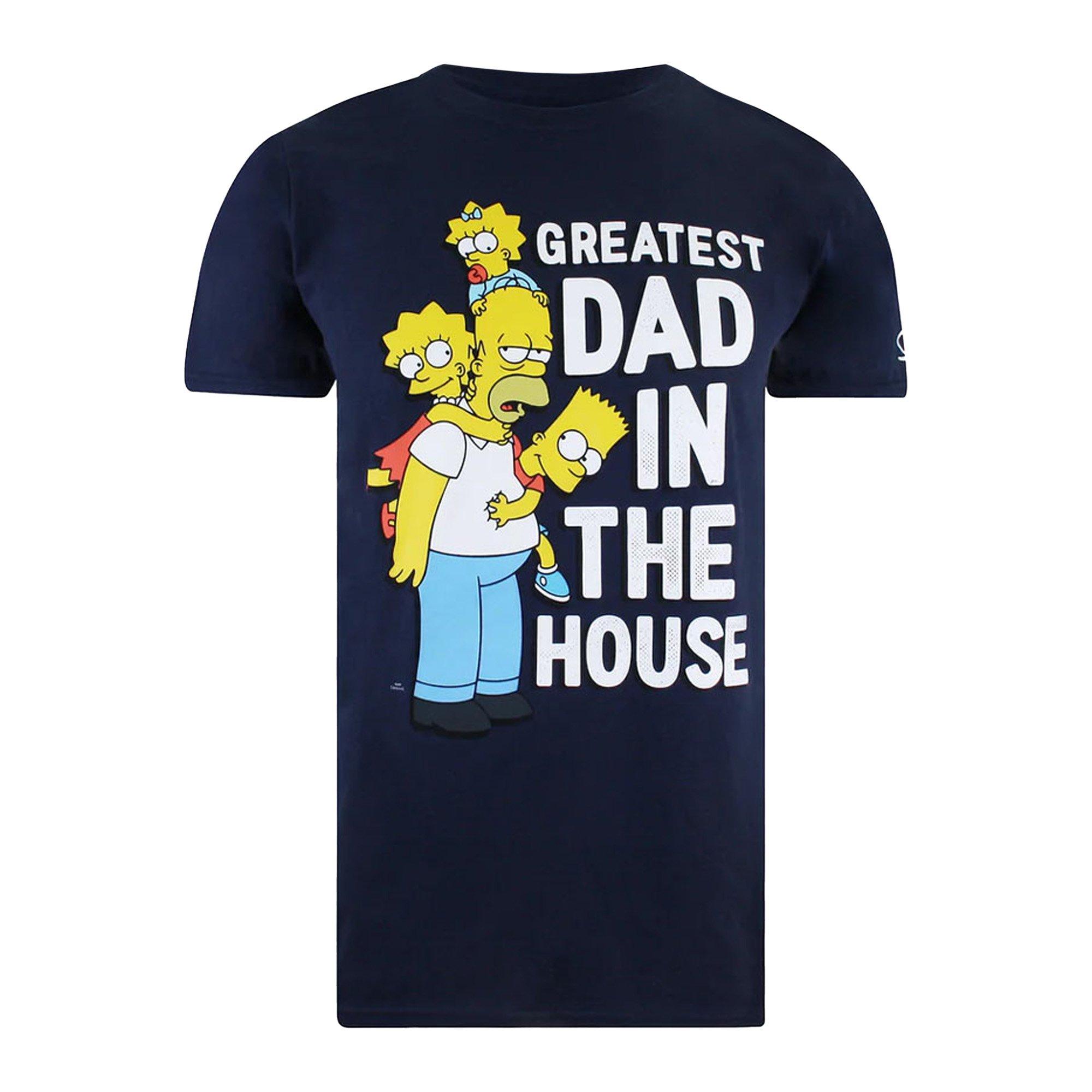 The Simpsons  Tshirt GREATEST DAD IN THE HOUSE 
