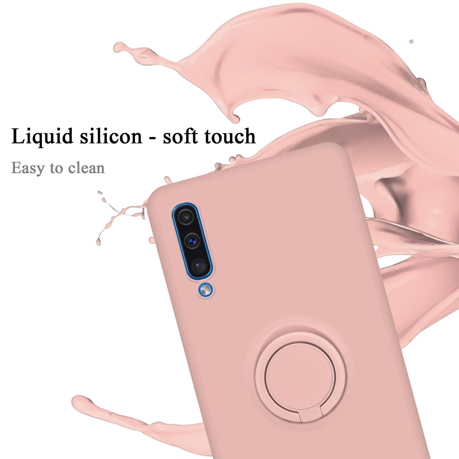 Cadorabo  Hülle für Samsung Galaxy A50 4G / A50s / A30s TPU Silikon mit Ring Liquid 