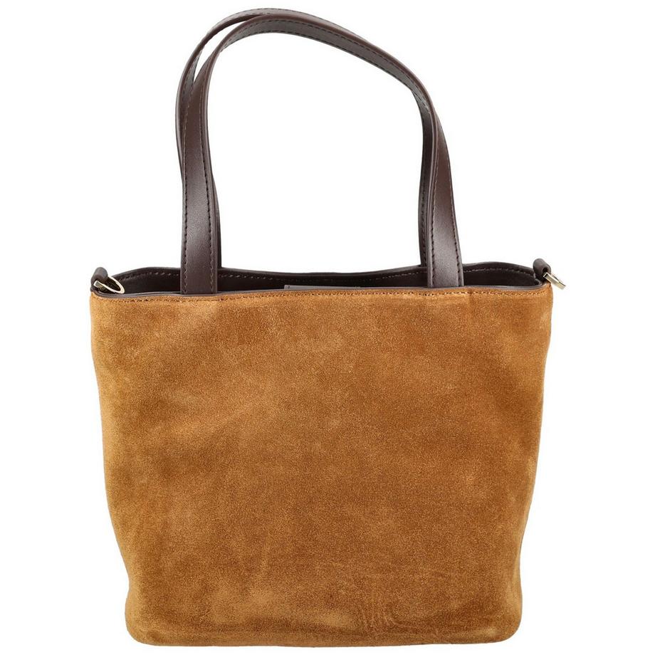 Högl Veloursleder Shopper mit abnehmbarem Riemen  