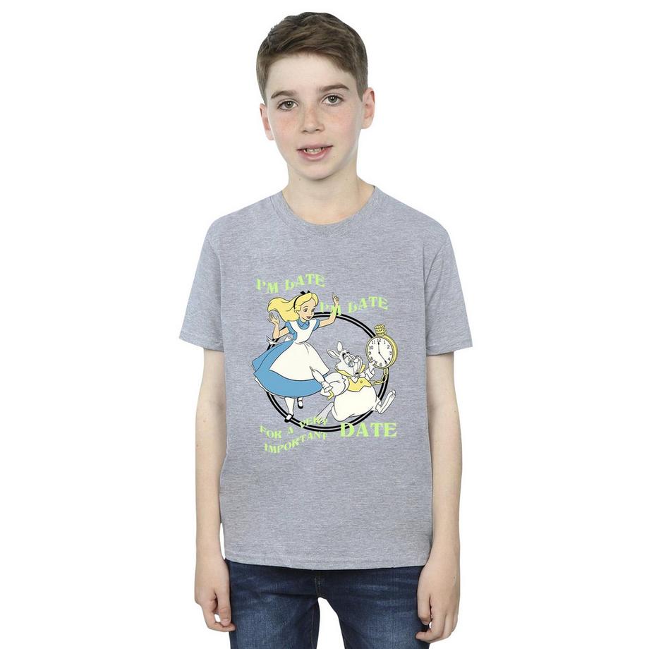 Disney  Alice In Wonderland I'm Late TShirt 