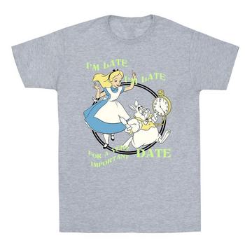 Tshirt ALICE IN WONDERLAND I'M LATE
