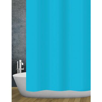 Tenda da doccia tessile Basic - aqua