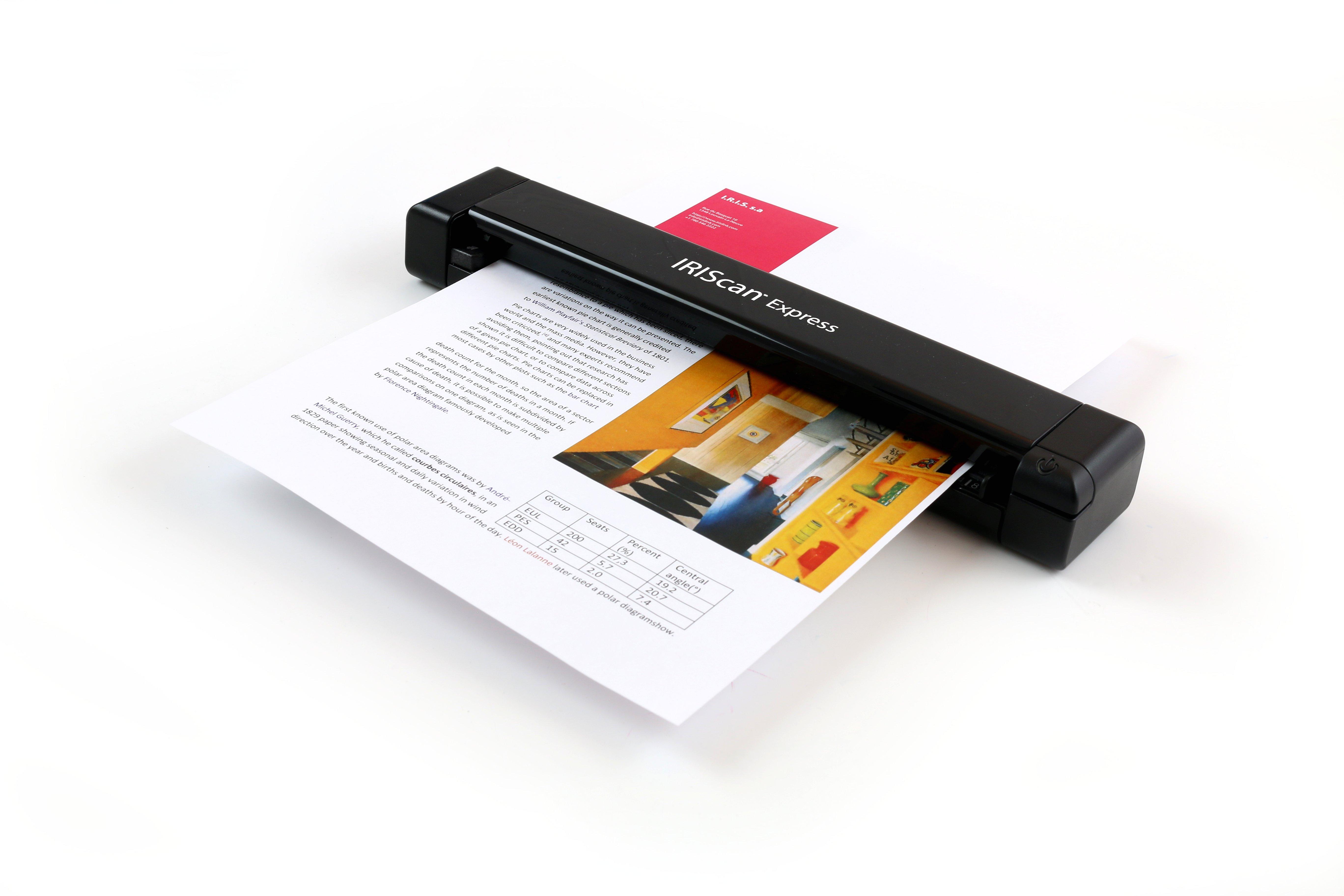 I.R.I.S.  I.R.I.S. IRIScan Express 4 Alimentation papier de scanner 1200 x 1200 DPI A4 