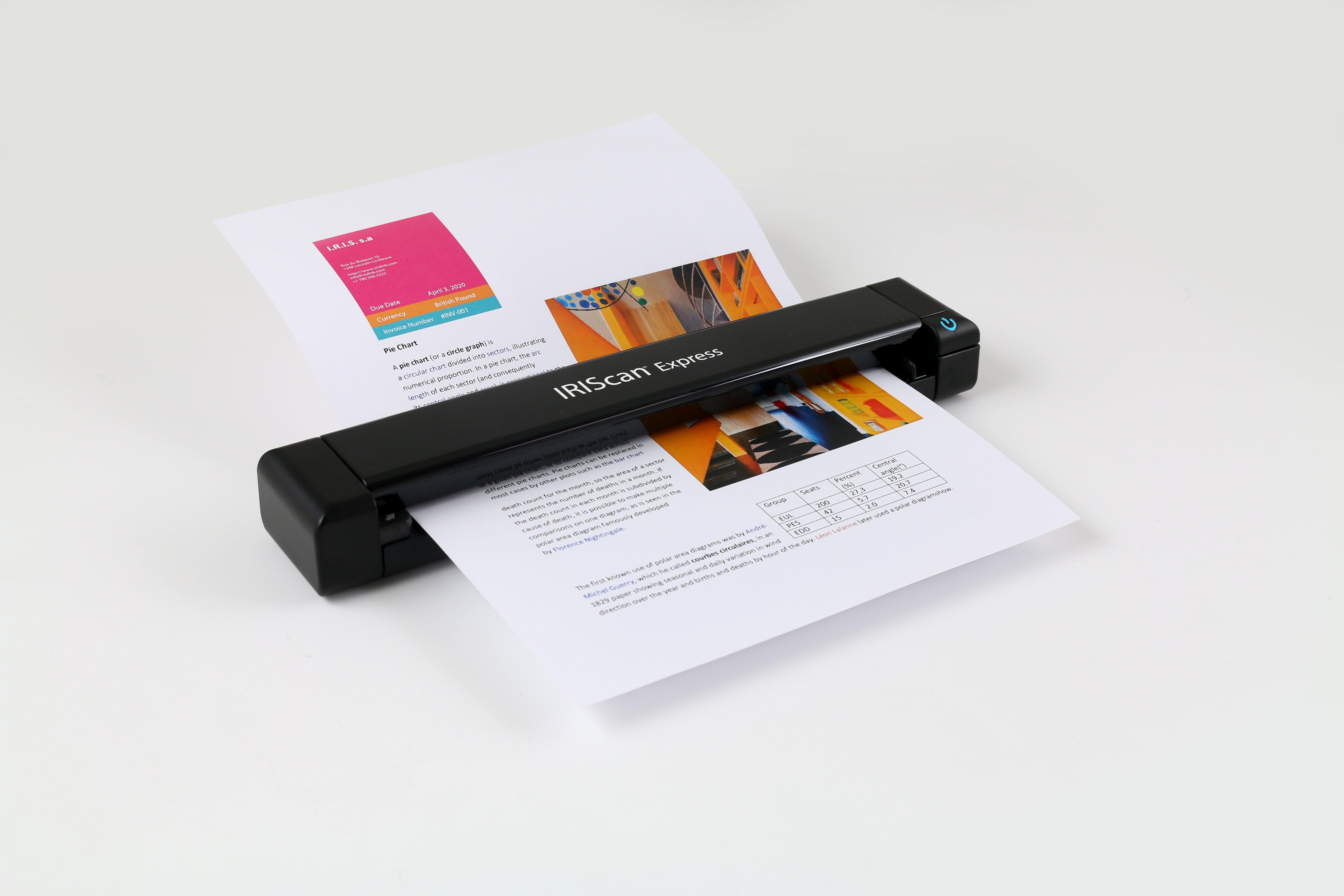 I.R.I.S.  I.R.I.S. IRIScan Express 4 Alimentation papier de scanner 1200 x 1200 DPI A4 