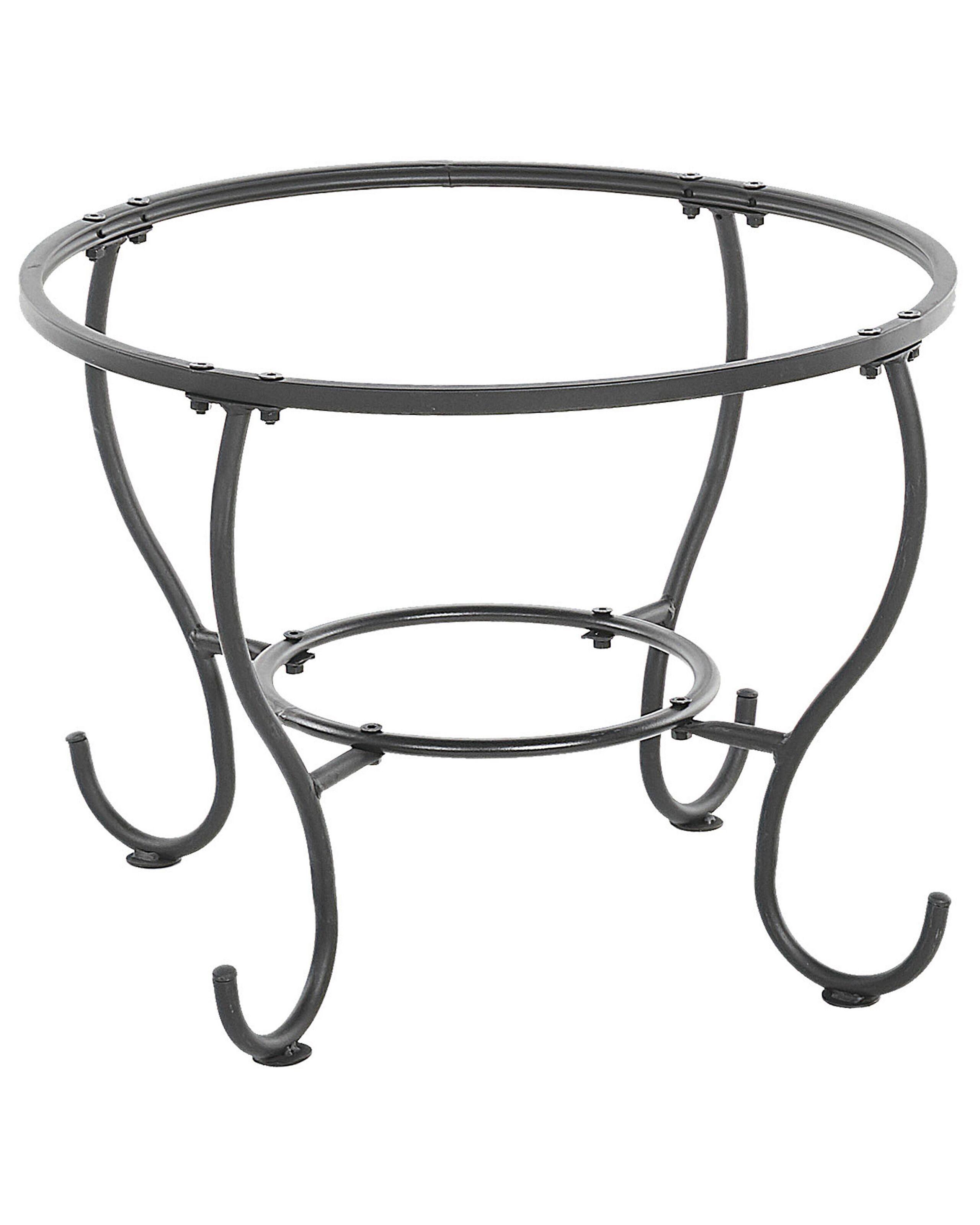 Beliani Grill-Feuerstelle aus Stahl NEGARA  