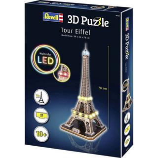 Revell  Puzzle Eiffelturm Multicolor LED (84Teile) 