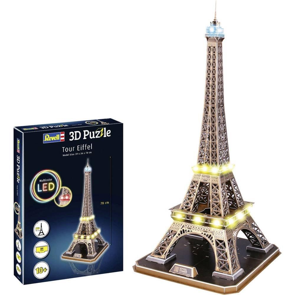 Revell  Puzzle Eiffelturm Multicolor LED (84Teile) 