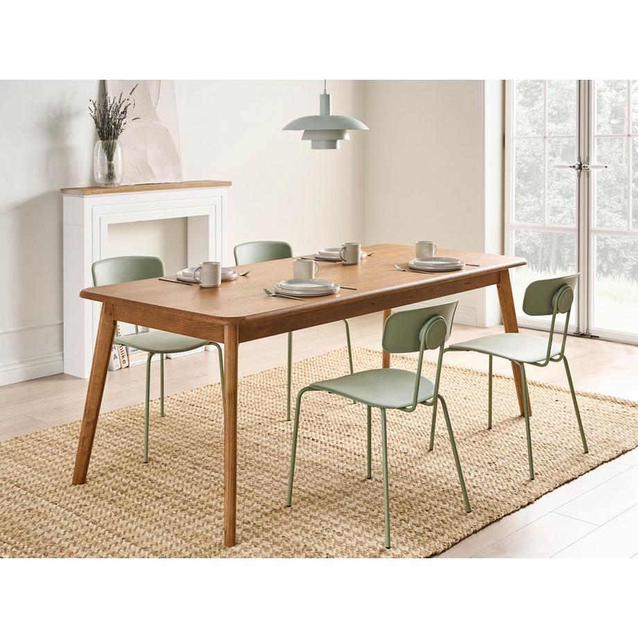 Beliani Tavolo da pranzo en Fibra a media densità (MDF) Classico KEHO  