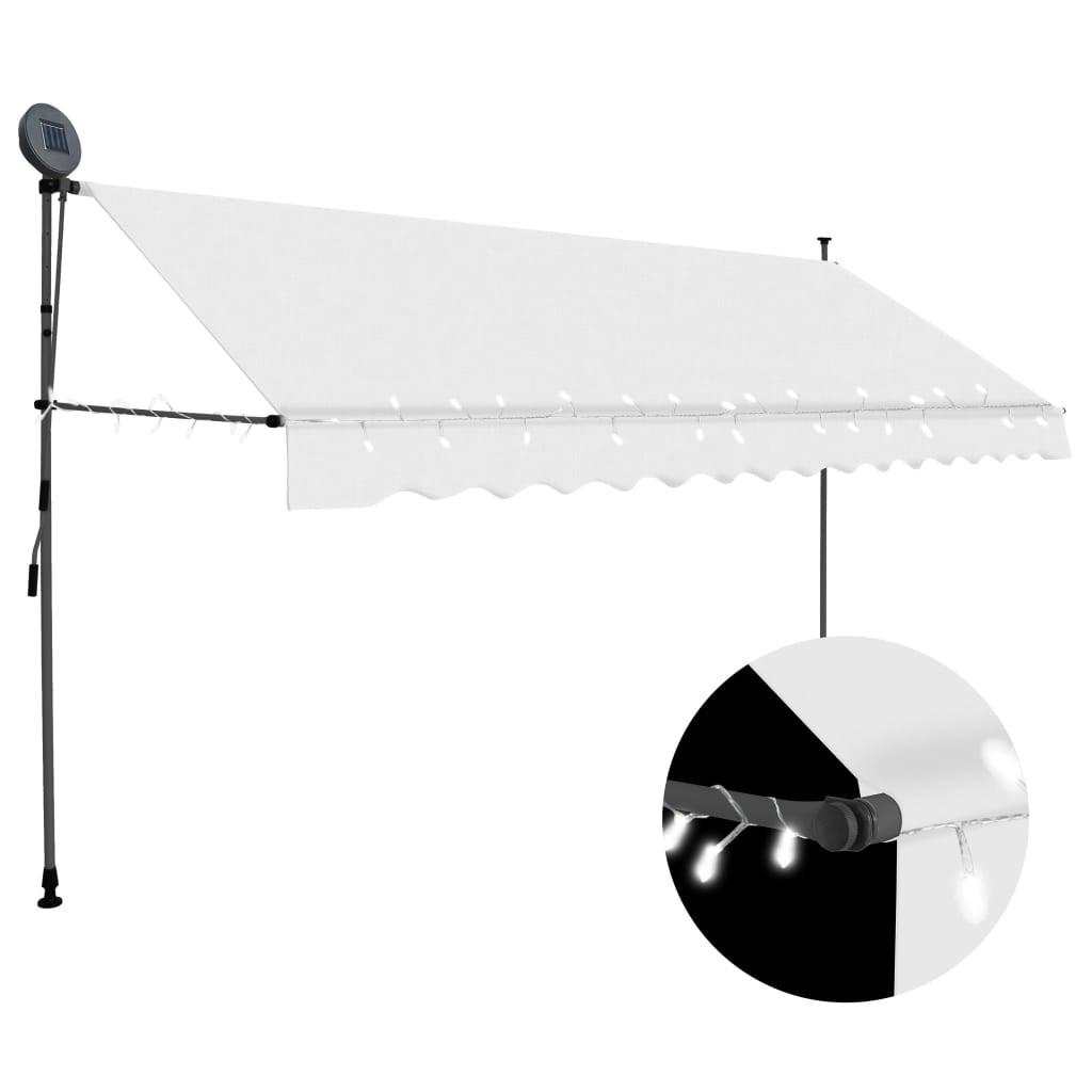 VidaXL Auvent rétractable tissu  