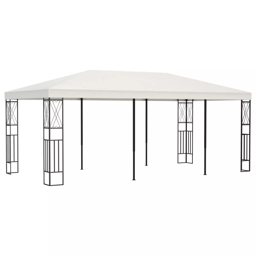VidaXL - gazebo Tessuto, One Size, Light Beige