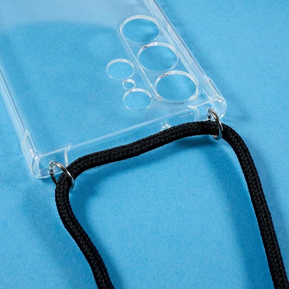 Cover-Discount  Galaxy S23 Ultra - Hülle Mit Umhängeband Transparent 