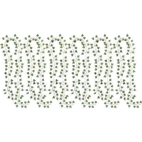 eStore 6x künstliche Pflanzenzweige - Efeu  