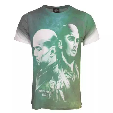 Breaking Bad T-shirt  Vert Imprimé