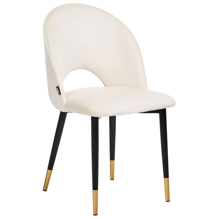 Beliani Esszimmerstuhl 2er Set aus Samtstoff Glamourös MAGALIA  