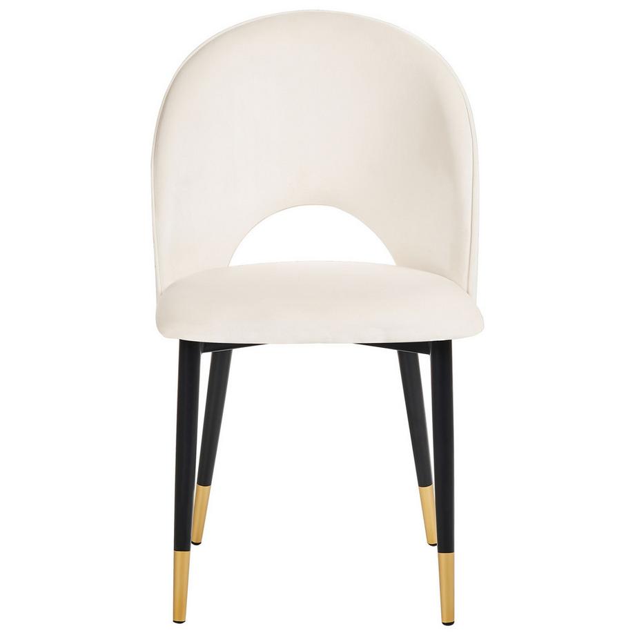 Beliani Esszimmerstuhl 2er Set aus Samtstoff Glamourös MAGALIA  