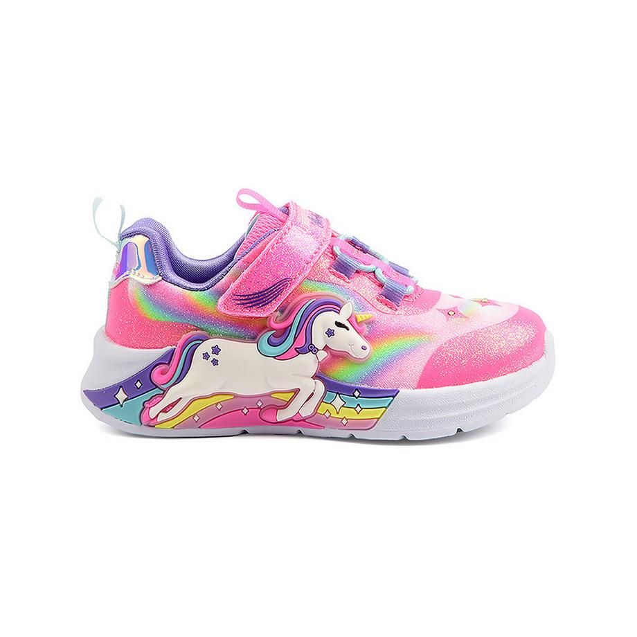 SKECHERS S-Lights Unicorn Chaser Sneakers con Velcro  
