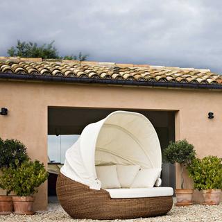 mutoni Jardin Île de repos Sphera Polyrattan Bronze  