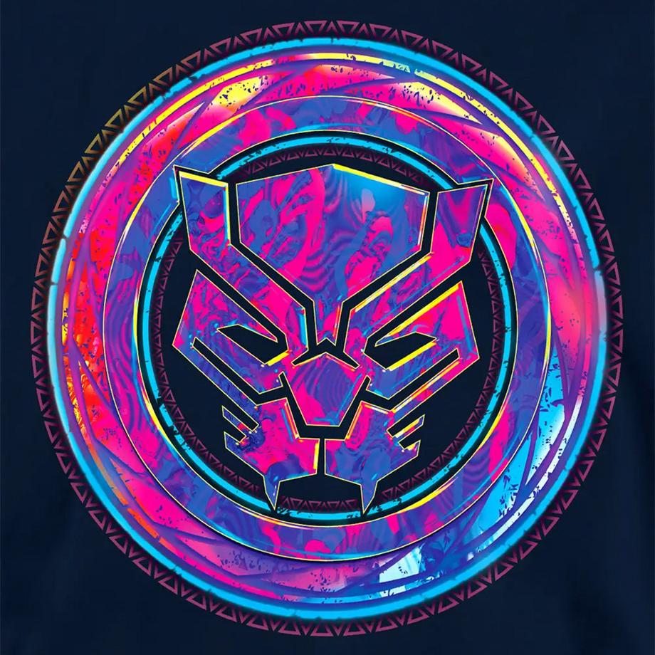 Black Panther  Cyber Felpa Con Cappuccio Da Indossare 