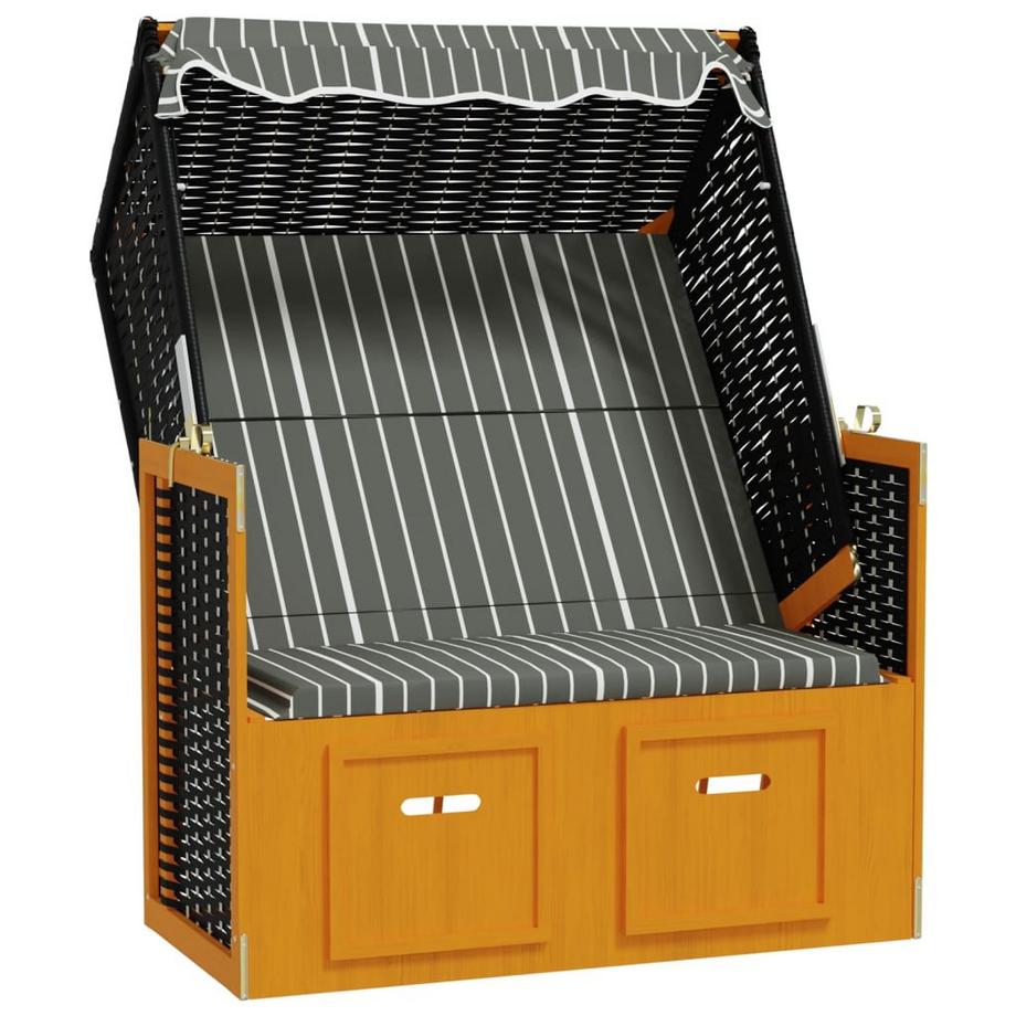 Strandkorb poly-rattan
