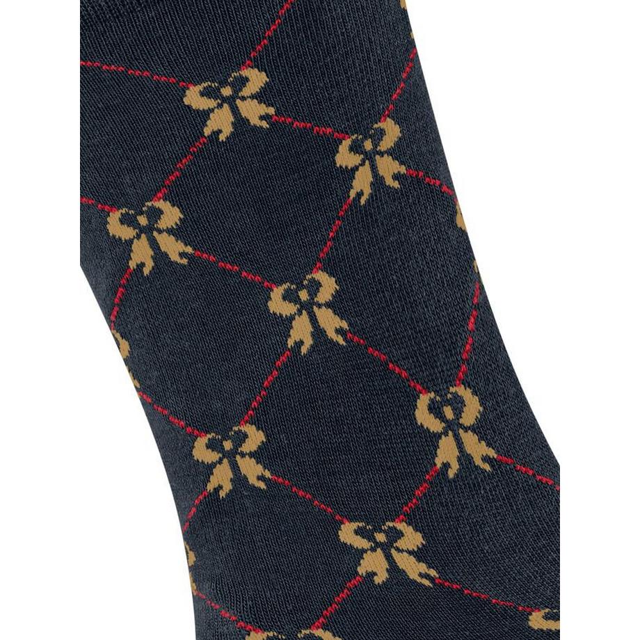 Burlington Merry X-Mas Schleifenmuster Socken  