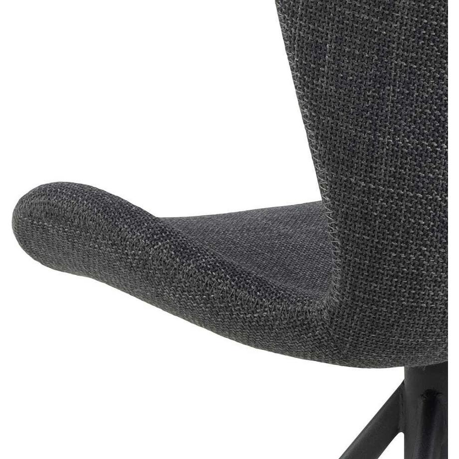 mutoni Sedia da pranzo Norvegia grigio nero (1 pezzo)  