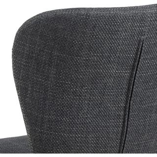 mutoni Chaise de salle à manger Norvège gris noir (1 pièce)  